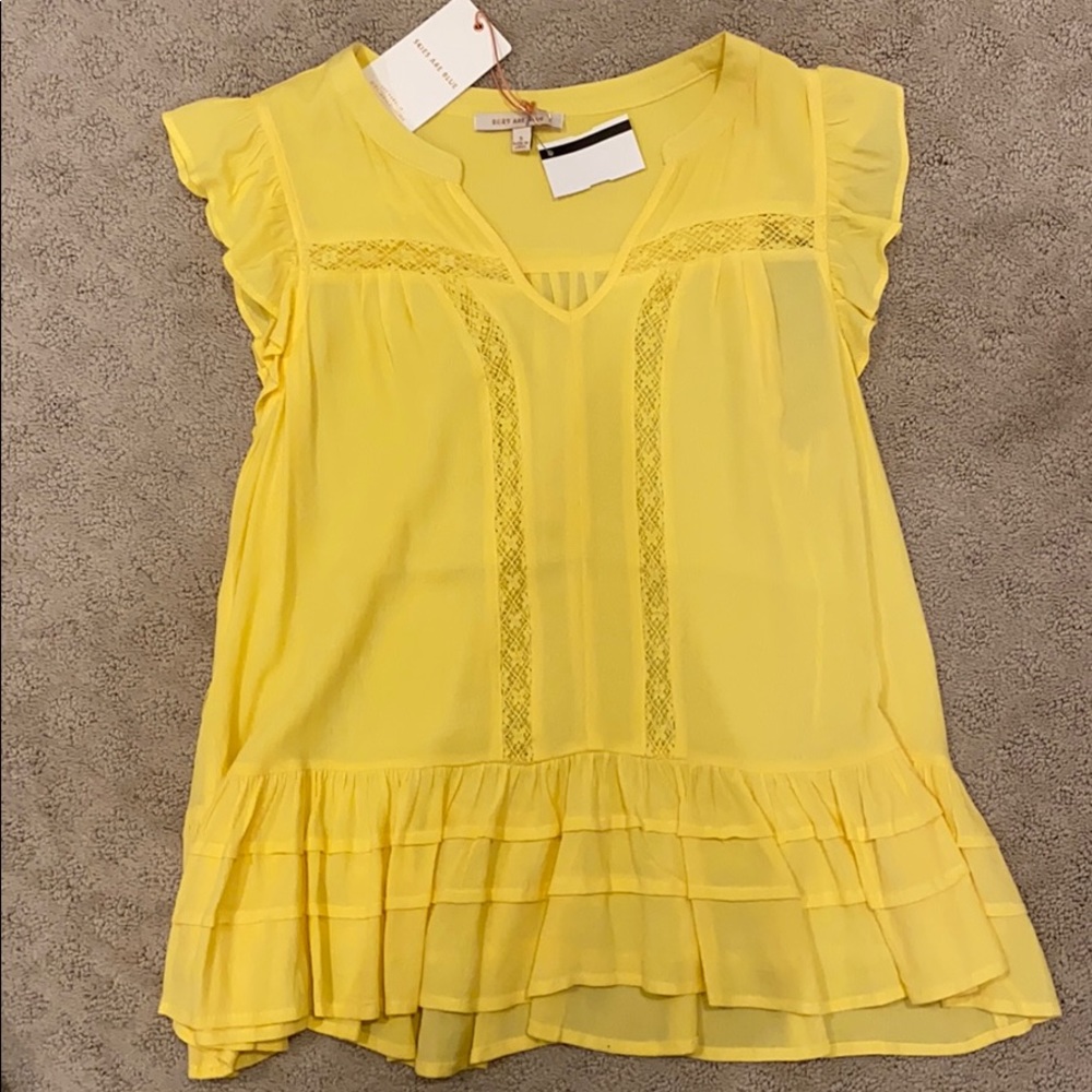 BRAND NEW! yellow tank top!